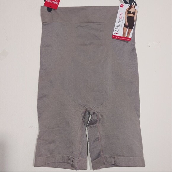 NWT Women's Skinnygirl Shaping Hi-Waist Thigh Slimmers Coffee Size M - Picture 2 of 8